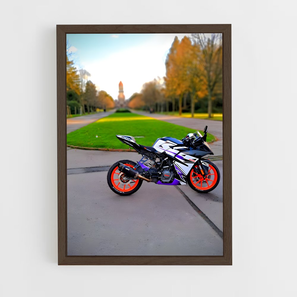Poster Éclatant Rc 125 – affiche KTM Moto (vue 5)